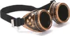 Lunettes de pilote steampunk beige-marron-noir - taille Voir les images du produit 3