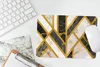 MuchoWow® Mauspad Mousepad Marmor - Gold - Muster 27x18 cm Produktbild-Vorschau 5