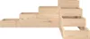 vidaXL Scala per piante 4 gradini 106x104,5x36 cm in legno Anteprima dell’immagine prodotto 3