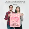 Mr. & Mrs. Panda Bild Einhorn Schwein DIN A2 - Rot Pastell Produktbild-Vorschau 4