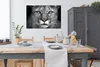 MuchoWow® Poster Panther - Wildlife - Schwarz - Weiß 120x90 Produktbild-Vorschau 3