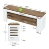 Botník Wanbor, 140 cm, vstupní lavice se 3 úrovněmi, Náhled obrázku produktu 2