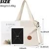 Handtasche Damen Canvas Umhängetasche Crossover Bag 41cm Produktbild-Vorschau 3