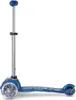 Dětská skútr Mini Micro Deluxe Galaxy Glitter LED Navy Blue Náhled obrázku produktu 2