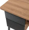 Biurko HWC-O40, biurko komputerowe, MDF metal melamina Podgląd zdjęcia produktu 3