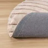 Volero - Hochflor Teppich Rund - Carvy Arches Taupe - Ø 80 Produktbild-Vorschau 5