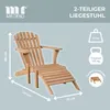 Liegesessel Adirondack Montreal Teak Podgląd zdjęcia produktu 12