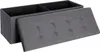 SONGMICS 110 cm Sitzbank mit Stauraum, klappbare Sitztruhe, Produktbild-Vorschau 3