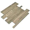 Holzoptik Mosaikfliesen Richland Selbstklebend Braun Produktbild-Vorschau 3