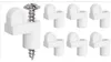 INF Fenster-Fliegengitter-Clips 12er-Pack – ABS-Halter mit Produktbild-Vorschau 3