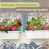 2er Set Blumenkasten Balkon Balkonkasten mit Spalier Produktbild-Vorschau 4