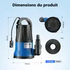 Pompa zatapialna Wiltec 400 W, pompa do ścieków o maks. Podgląd zdjęcia produktu 10