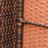 Outsunny Rattan Sofa mit Kissen, Dreisitzer, Garten Produktbild-Vorschau 9
