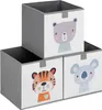 Navaris Kinder Aufbewahrungsbox 3er Set - Regal Produktbild-Vorschau 1