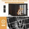 Nábytek do klece pro psy COSTWAY, box pro psy s nabíjecí Náhled obrázku produktu 6