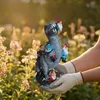 Figurine de jardin Relaxdays, dinosaure dévorant des nains Voir les images du produit 2