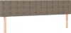 Boxspringbett mit Matratze Taupe 200x200 cm Stoff Produktbild-Vorschau 5