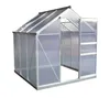 Westmann Aluminium Gewächshaus Flora 64 Silber 132x190x201 Produktbild-Vorschau 4
