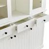 Vitrinenschrank 119,5 x 40 x 180 cm, 21 Ablagefächer, 4 Produktbild-Vorschau 20