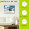 ARTland Leinwandbild Stapel von fünf Steinen Größe: 40x30 Produktbild-Vorschau 2