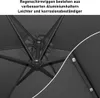 Parasol Izrielar 3 m gris avec éclairage LED, parasol de Voir les images du produit 4