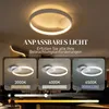 HOMCOM Deckenlampe, Deckenleuchte mit Zwei-Ring-Design, Produktbild-Vorschau 4