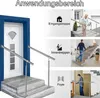 LZQ vstupné zábradlie z nehrdzavejúcej ocele 200 x 90 cm Náhľad obrázku produktu 3