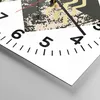 Wanduhr - Quadrat - Glasuhr - Abstraktion Diamant Gürtel - Produktbild-Vorschau 5