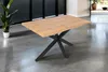 Esstisch 120x80 cm Baumkante Holz Wildeiche-Optik Produktbild-Vorschau 1