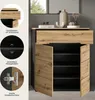 Schuhschrank Canu Xonox – Basaltgrau & Artisan – 80x94x37 Produktbild-Vorschau 11