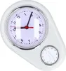 A white kitchen timer and clock is shown against a white background. Náhled obrázku produktu