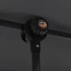 vidaXL Ombrellone con palo in alluminio 2x1,5 m nero Anteprima dell’immagine prodotto 14