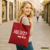 Huuraa Jutebeutel Malta my love 10 Liter Classic Red Produktbild-Vorschau 2