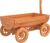 vidaXL Carrello decorativo 70x43x54 cm in legno massiccio Anteprima dell’immagine prodotto 6