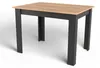 Tafel - Leobert - Onbekend - Massief eikenhout + Zwart - Productafbeelding-voorbeeld 2