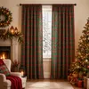 2er Set Vorhänge Weihnachten Tartan Gardinen mit Produktbild-Vorschau 7