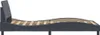 vidaXL Bettgestell "Dover" Dunkelgrau 100x200 cm Samt Produktbild-Vorschau 5