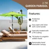 Angel Living Parasol 300cm Protection solaire Inoxydable en Voir les images du produit 3