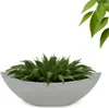 Große ovale Pflanzschale Jardiniere 39 cm in Stein-Optik Produktbild-Vorschau 6