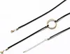Choker-Halskette mit Stern und Kreis N465 Produktbild-Vorschau 2