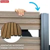 WPC plot Kronos s robustními hliníkovými sloupky 180x180 cm Náhled obrázku produktu 5
