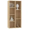 vidaXL Bücherregal Sonoma-Eiche 50x25x106 cm Holzwerkstoff Produktbild-Vorschau 11
