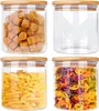 Récipients à provisions avec couvercle Set de 4 - 650 ml - Voir les images du produit 1