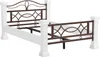 Bett Byzanz 200x200 Massivholz weiß Produktbild-Vorschau 3