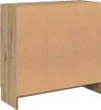 vidaXL Bücherschrank Artisan-Eiche 82,5x30,5x80 cm Produktbild-Vorschau 6