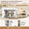 Isola da cucina okwish con piano estendibile, bancone con Anteprima dell’immagine prodotto 6