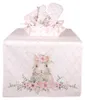 Clayre & Eef Ofenhandschuh 18x30 cm Rosa Baumwolle Produktbild-Vorschau 3