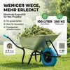 TIREX by xonic® Schubkarre mit Stahlfelge – Verzinkte Wanne Produktbild-Vorschau 4