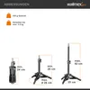 Walimex Lamp Tripod - Installation - longueur max. de la Voir les images du produit 6