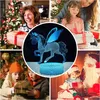 Kinder 3D Einhorn Nachtlicht, Tischlampe mit 16 Farben und Produktbild-Vorschau 5